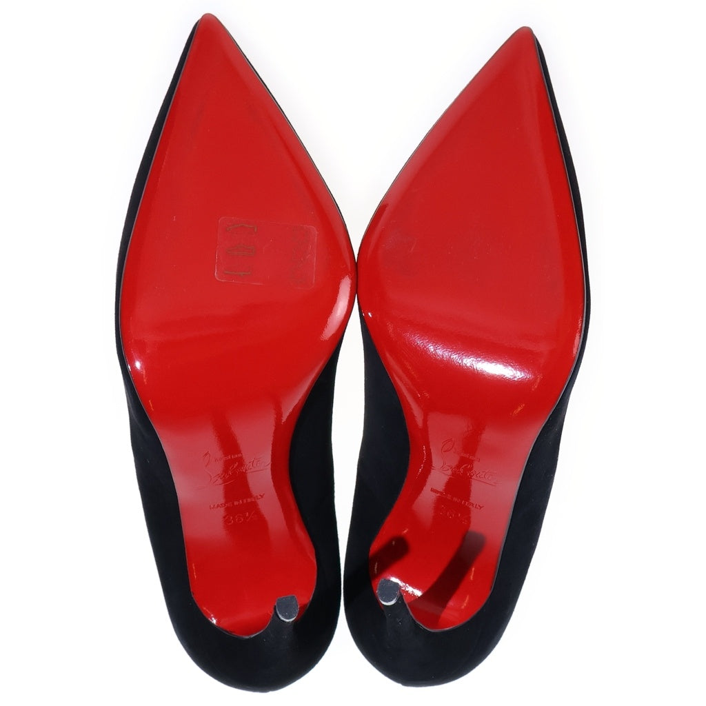 CHRISTIAN LOUBOUTIN(クリスチャンルブタン) パンプス ハイヒール So Kate 120 スエード レザー ブラック レディース