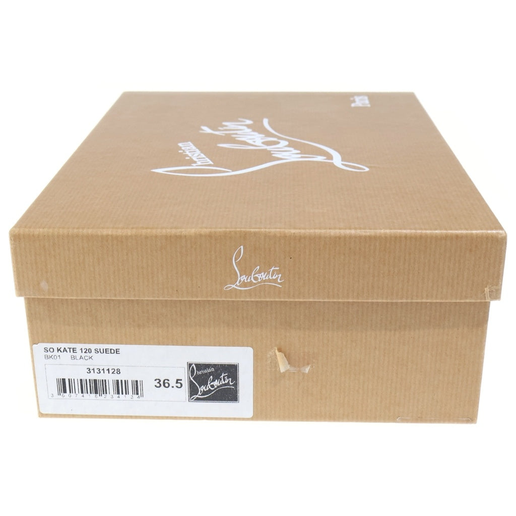 CHRISTIAN LOUBOUTIN(クリスチャンルブタン) パンプス ハイヒール So Kate 120 スエード レザー ブラック レディース