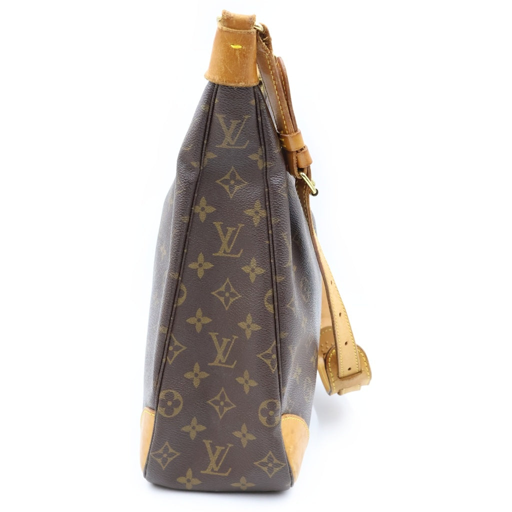 LOUIS VUITTON(ルイヴィトン) モノグラム ブローニュ35 ショルダーバッグ ブラウン レザー×PVC M51260 ゴールド金具