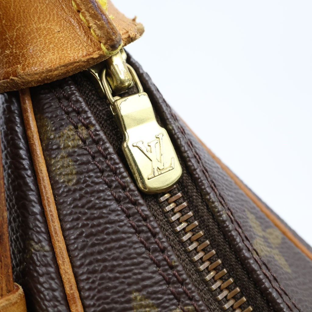 LOUIS VUITTON(ルイヴィトン) モノグラム ブローニュ35 ショルダーバッグ ブラウン レザー×PVC M51260 ゴールド金具