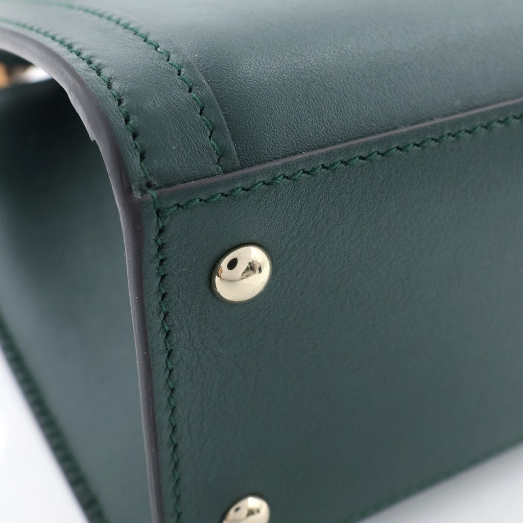 GUCCI(グッチ) ダイアナ バンブー スモール 2wayバッグ ハンドバッグ ショルダーバッグ グリーン レザー 832936 レディース