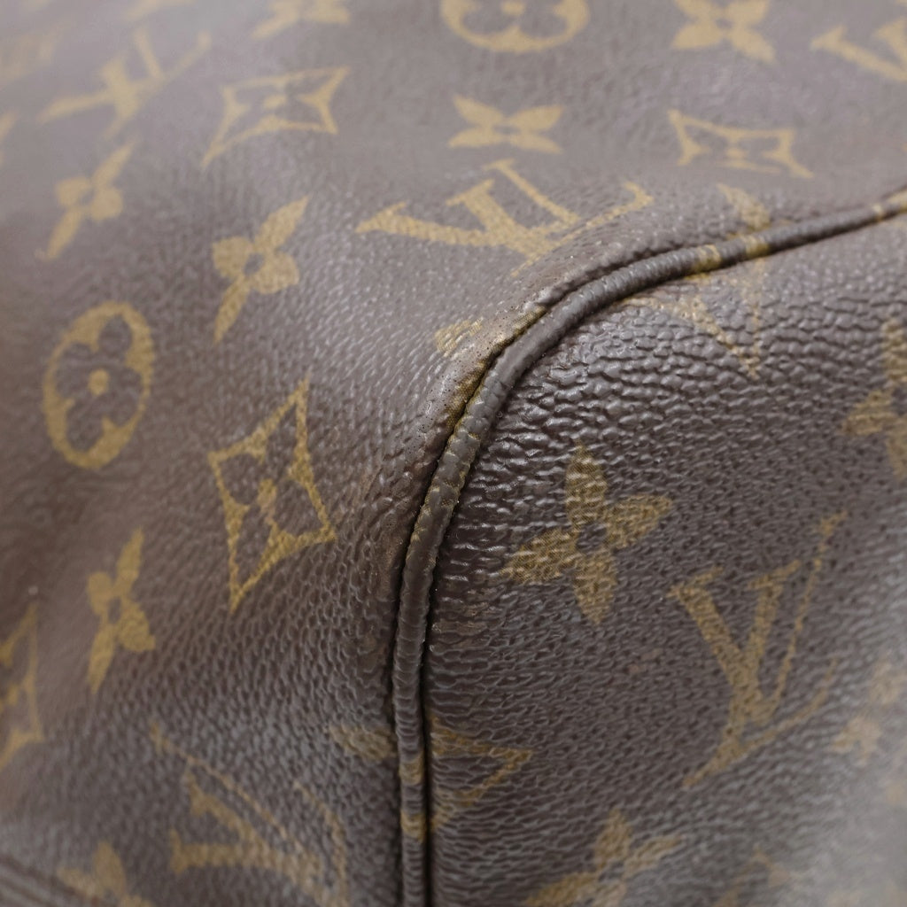 LOUIS VUITTON(ルイヴィトン) モノグラム ネヴァーフルMM ブラウン PVC×レザー M40156 レディース