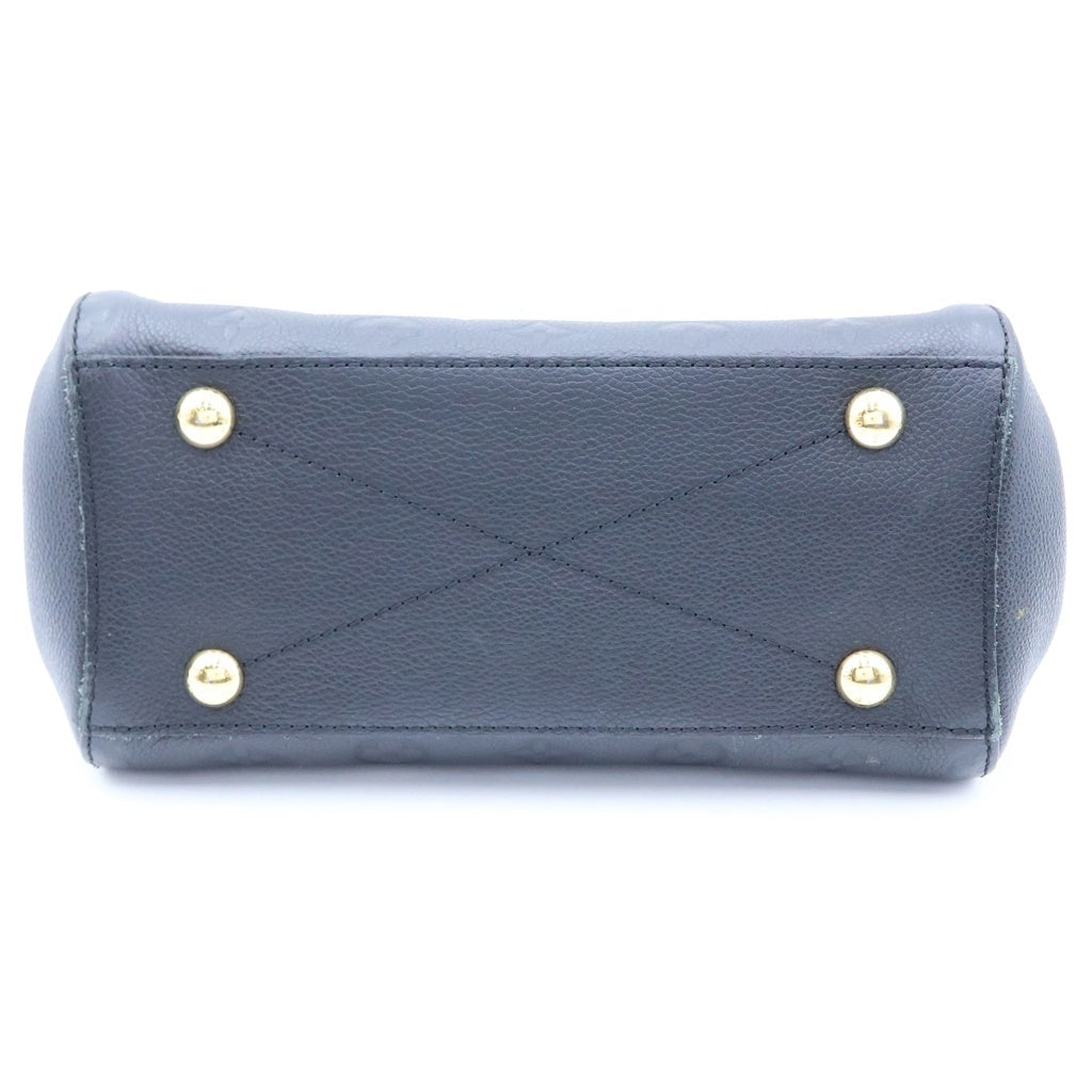 LOUIS VUITTON(ルイヴィトン) モノグラムアンプラント モンテーニュBB ハンドバッグ ブラック レザー M41053 レディース