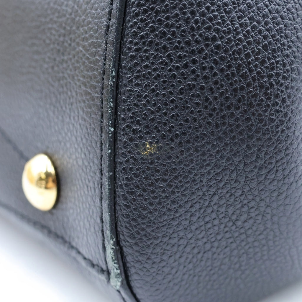 LOUIS VUITTON(ルイヴィトン) モノグラムアンプラント モンテーニュBB ハンドバッグ ブラック レザー M41053 レディース