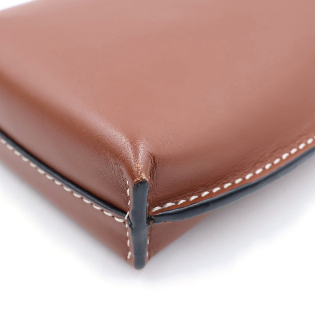 LOEWE(ロエベ) アナグラム ゲートポケット ショルダーバッグ ブラウン レザー 109.30.Z42 レディース