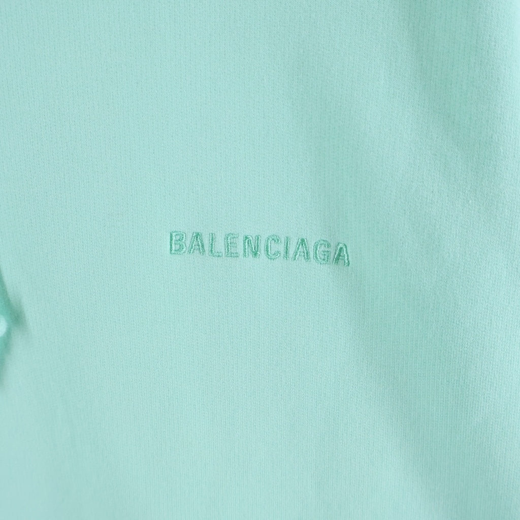 BALENCIAGA(バレンシアガ) キャンペーンロゴ プルオーバーパーカー ミントグリーン #XS 578135