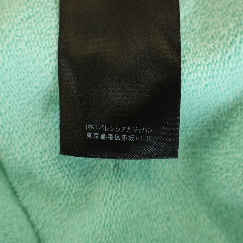 BALENCIAGA(バレンシアガ) キャンペーンロゴ プルオーバーパーカー ミントグリーン #XS 578135
