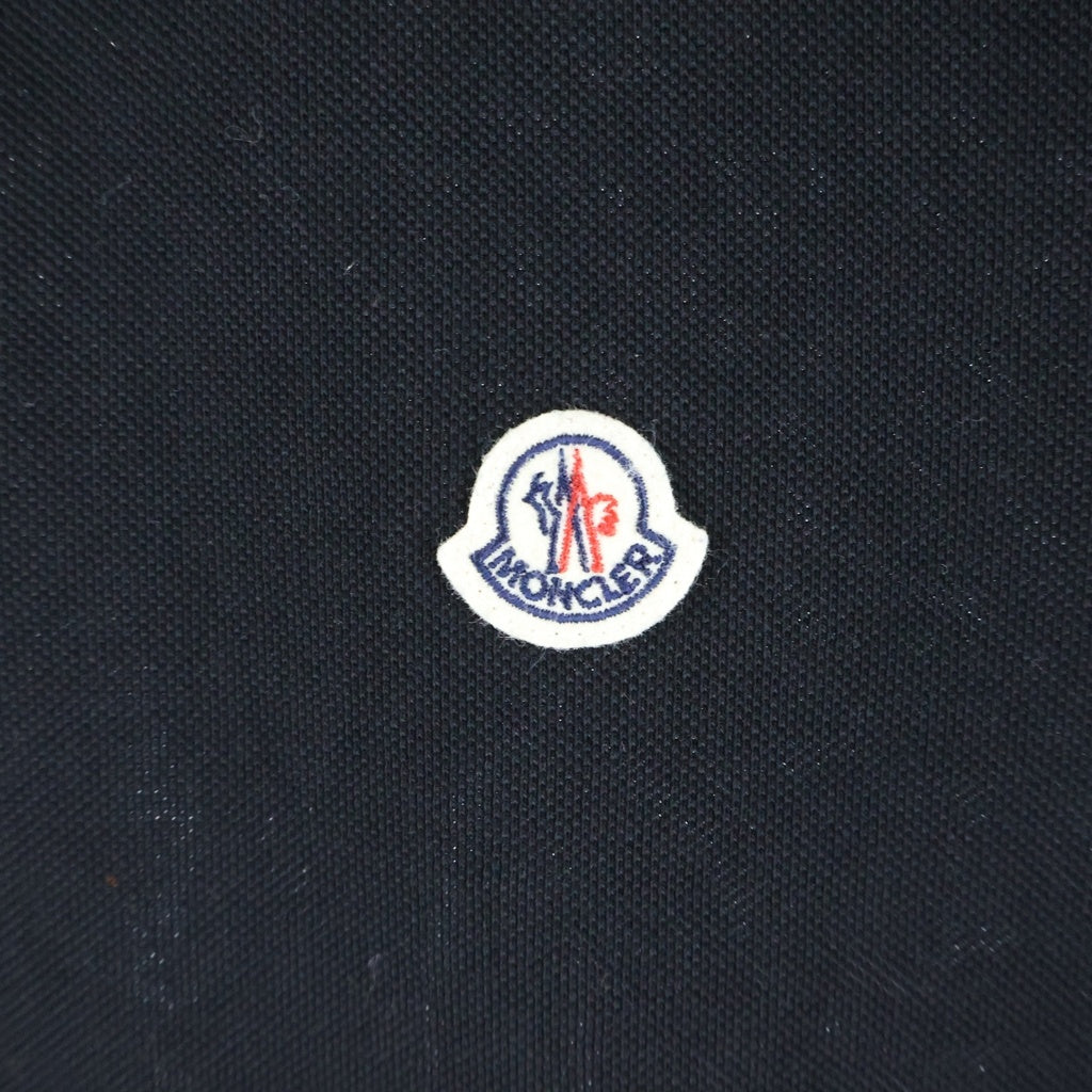 MONCLER(モンクレール) ロゴ ポロシャツ ブラック コットン D10918345600