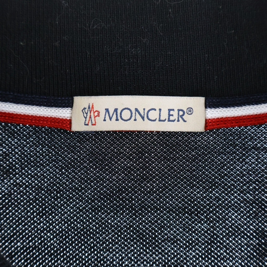 MONCLER(モンクレール) ロゴ ポロシャツ ブラック コットン D10918345600