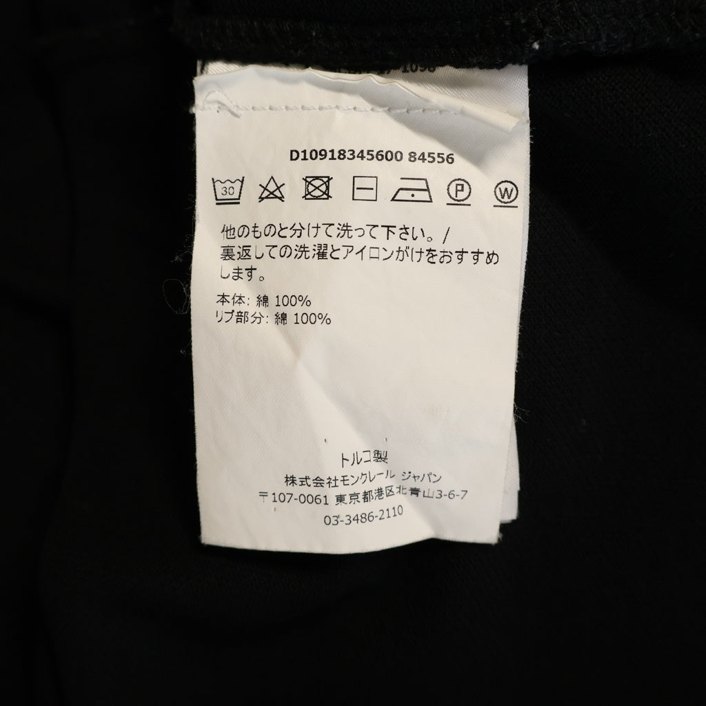 MONCLER(モンクレール) ロゴ ポロシャツ ブラック コットン D10918345600