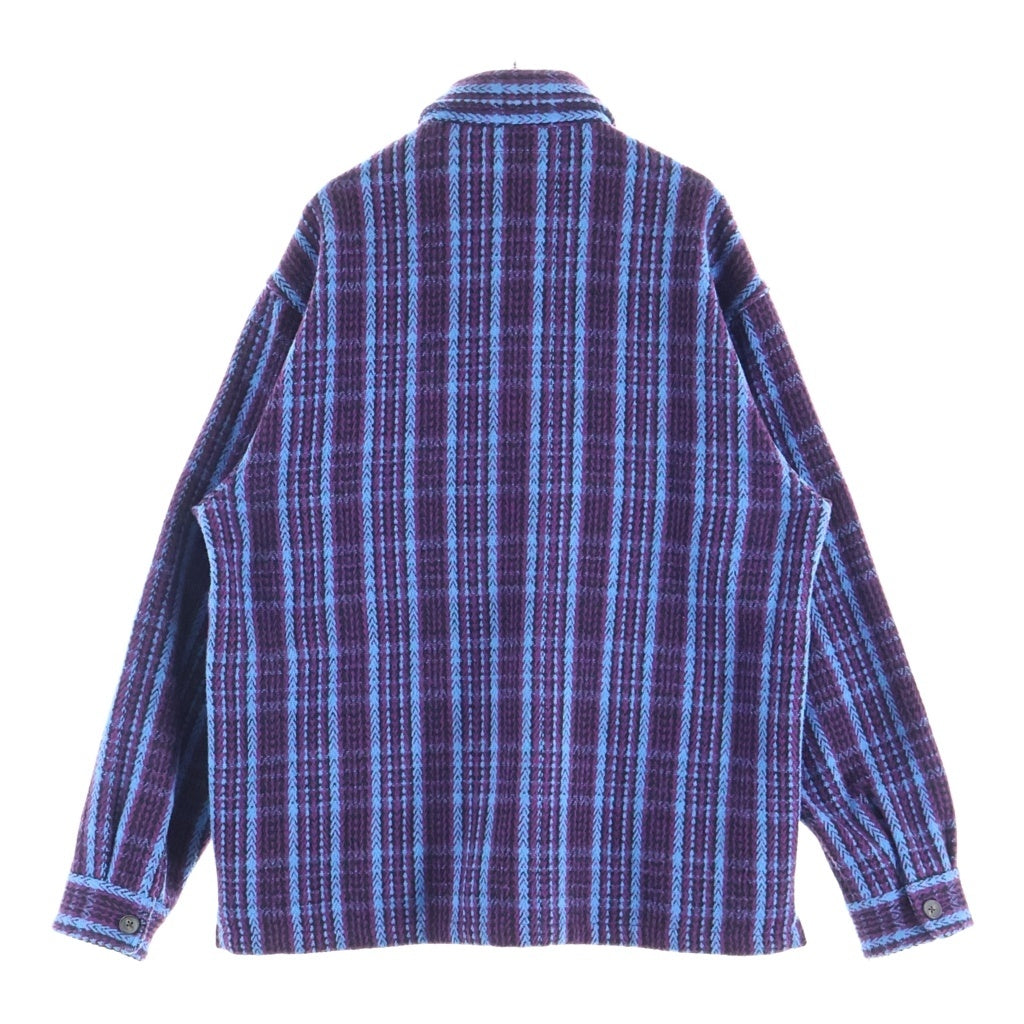 SUPREME(シュプリーム) ■ヘビー フランネルシャツ パープル コットン M