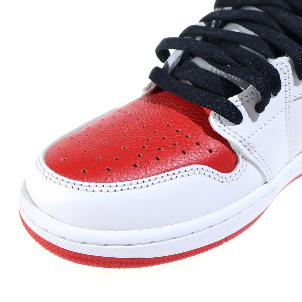 NIKE(ナイキ) エアジョーダン1 ハイ OG ヘリテージ ハイカットスニーカー レッド×ブラック×ホワイト #43 555088-161