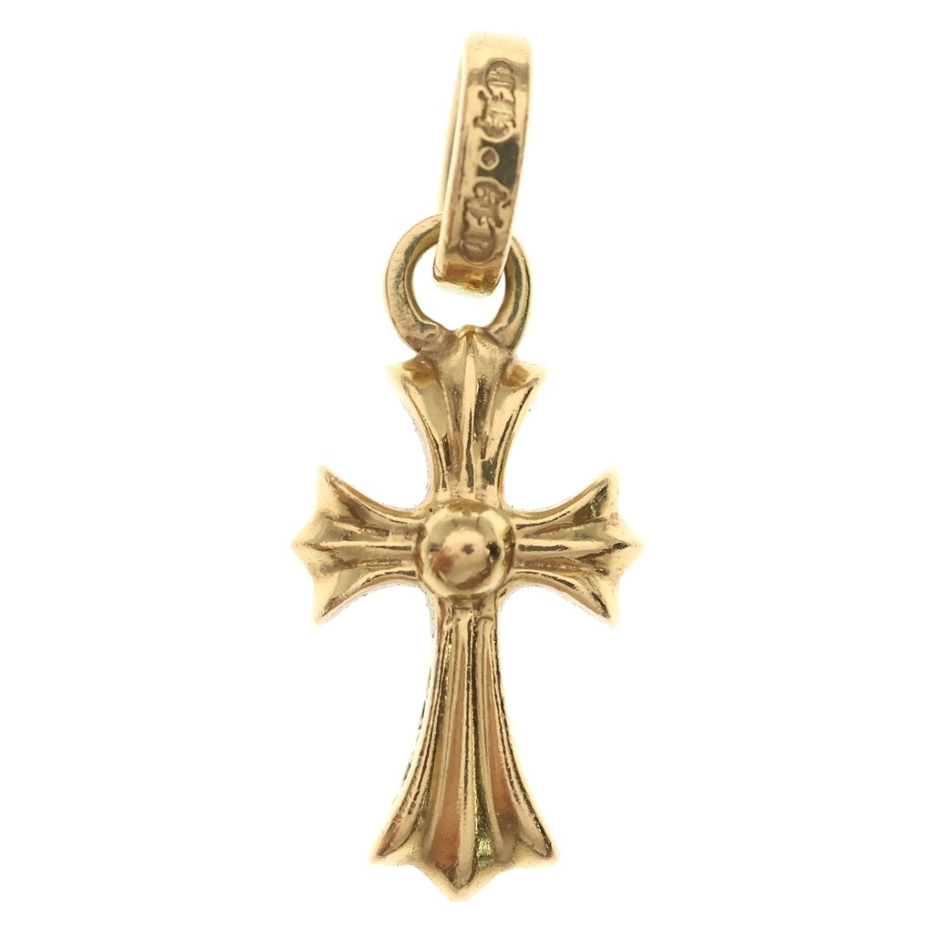 CHROME HEARTS(クロムハーツ) 22K CRS BBYFAT P/DIA ベイビーファットクロス PAVEダイヤ ペンダントトップ ゴールド BCA035