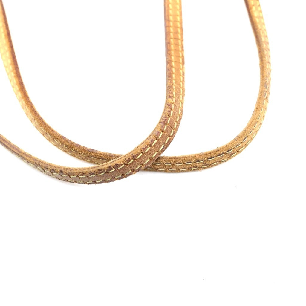 LOUIS VUITTON(ルイヴィトン) モノグラム ネヴァーフルMM 旧型 ハンドバッグ トートバッグ ブラウン レザー×PVC M40156 ゴールド金具 レディース