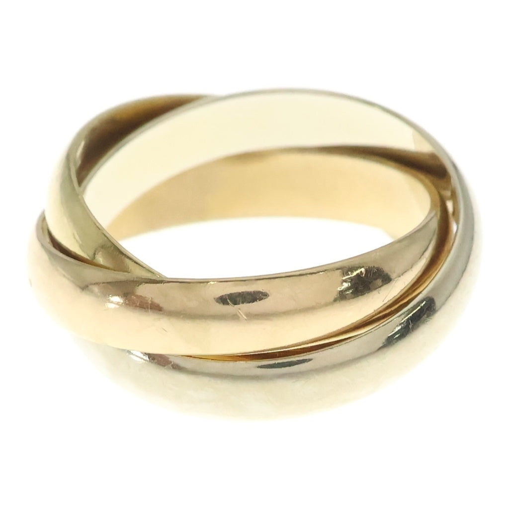 Cartier(カルティエ) トリニティ リング ピンクゴールド×ホワイトゴールド×イエローゴールド K18YG/PG/WG #49 レディース