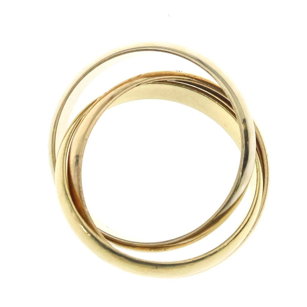 Cartier(カルティエ) トリニティ リング ピンクゴールド×ホワイトゴールド×イエローゴールド K18YG/PG/WG #49 レディース