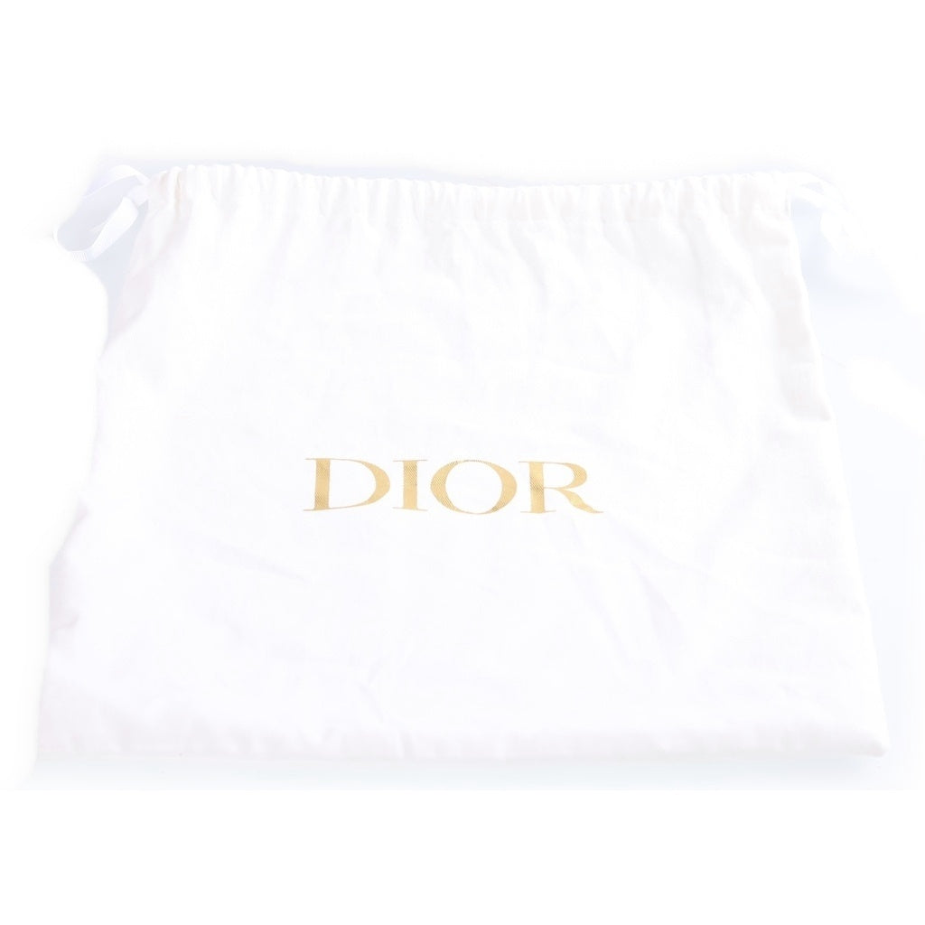 Christian Dior(クリスチャンディオール) レディディオール ミニ カナージュ ハンドバッグ シルバー金具 レザー ブラック レディース