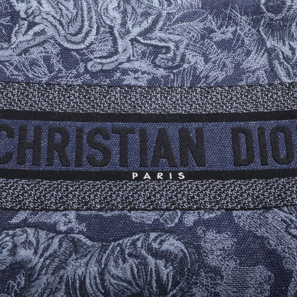 Christian Dior(クリスチャンディオール) ブックトート ミディアム トワルドゥジュイ キャンバス ブルー レディース