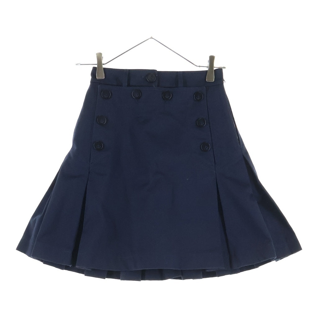 Christian Dior(クリスチャンディオール) セーラーミニスカート レースアップ コットン ネイビー 447J08A3613 レディース
