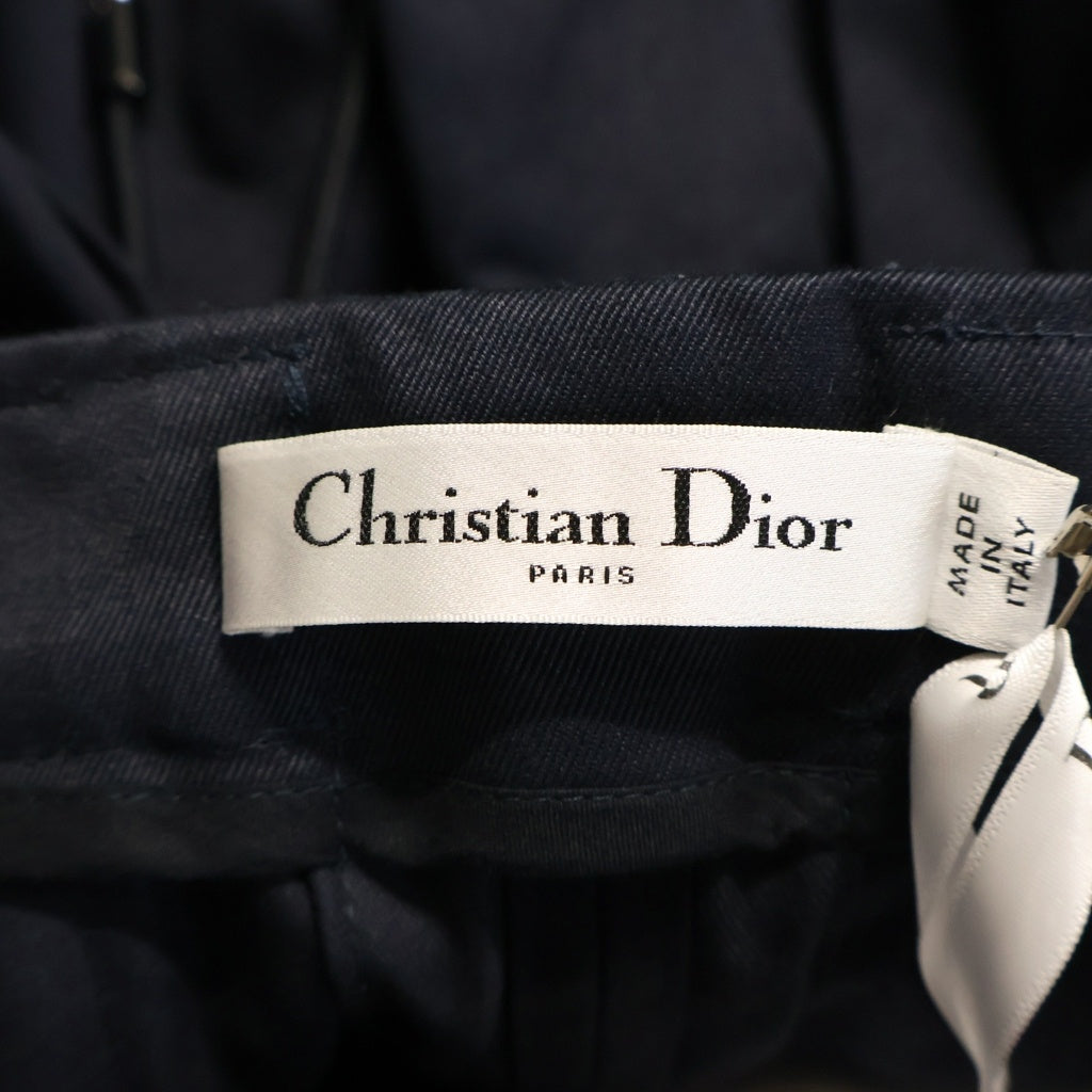 Christian Dior(クリスチャンディオール) セーラーミニスカート レースアップ コットン ネイビー 447J08A3613 レディース