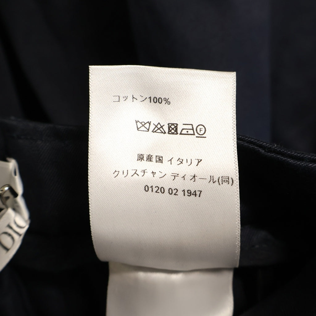 Christian Dior(クリスチャンディオール) セーラーミニスカート レースアップ コットン ネイビー 447J08A3613 レディース