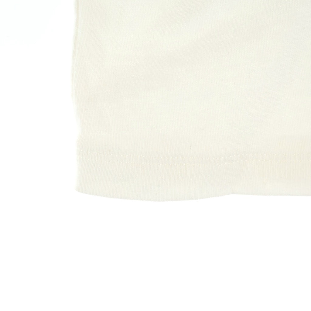 Christian Dior(クリスチャンディオール) ロゴ フリルTシャツ ホワイト コットン 323T43A4416 レディース