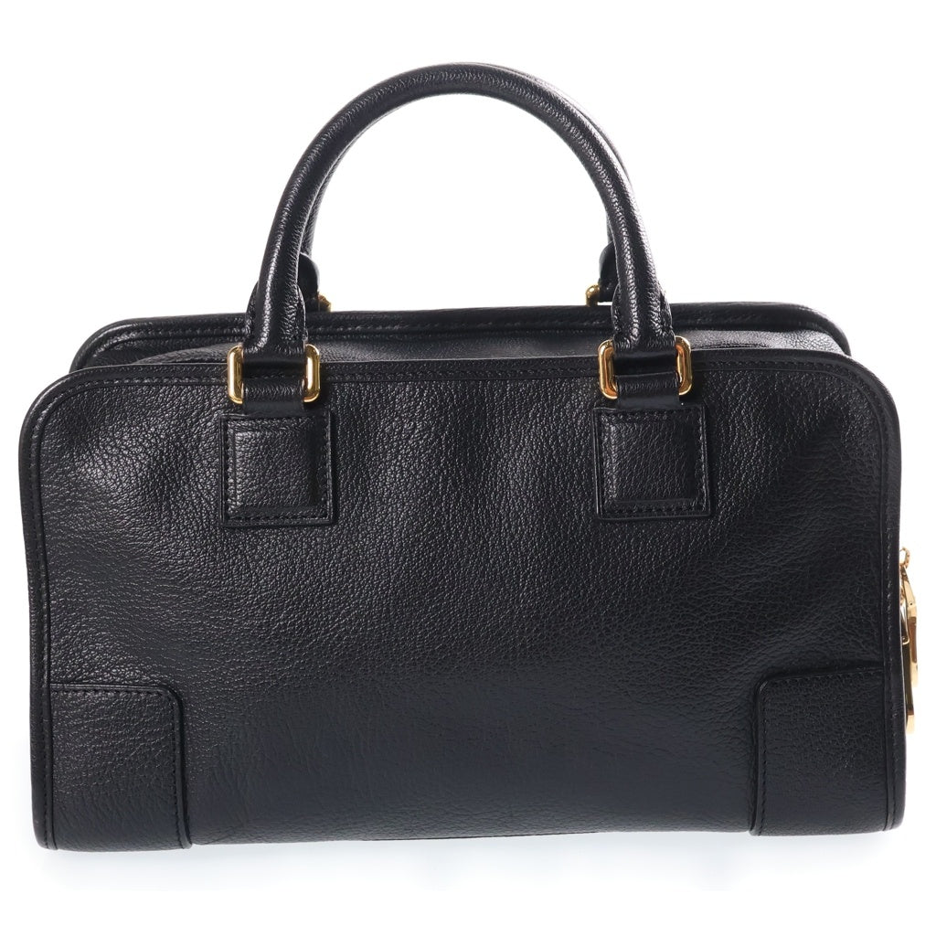 LOEWE(ロエベ) アマソナ28 ハンドバッグ ボストンバッグ ブラック レザー ゴールド金具 レディース