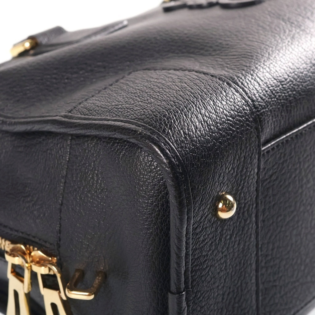 LOEWE(ロエベ) アマソナ28 ハンドバッグ ボストンバッグ ブラック レザー ゴールド金具 レディース