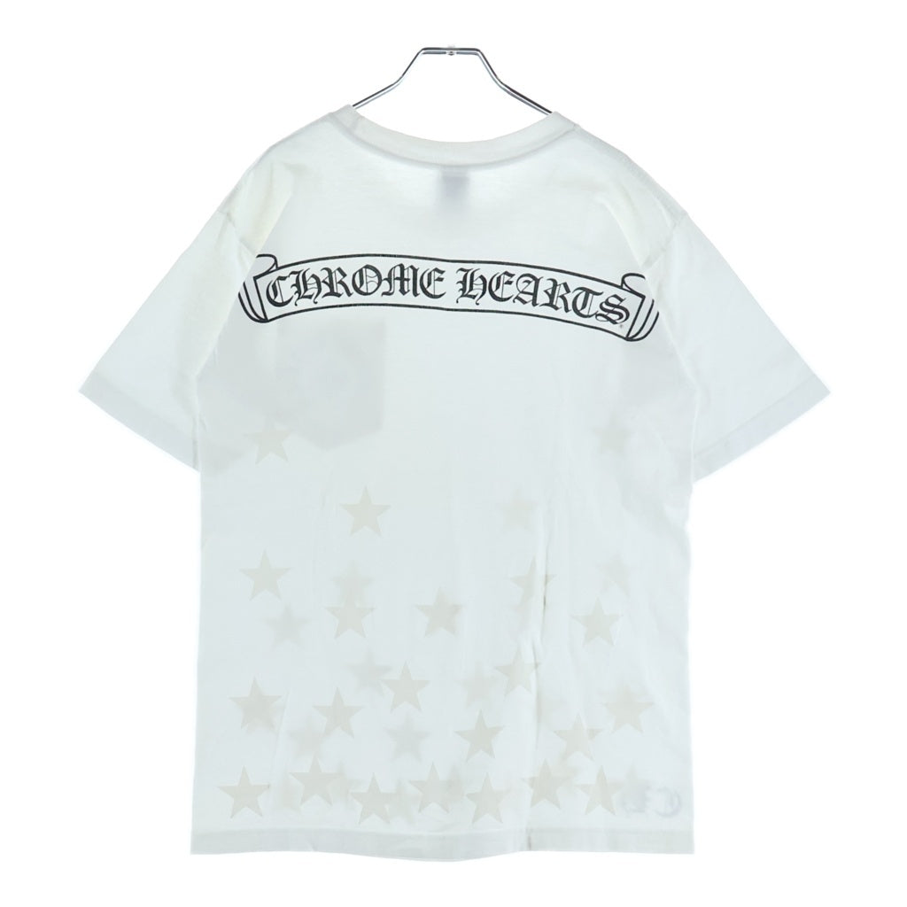 CHROME HEARTS(クロムハーツ) OLD S/S TEE オールド スタープリント バックスクロールラベル 半袖Tシャツカットソー ホワイト