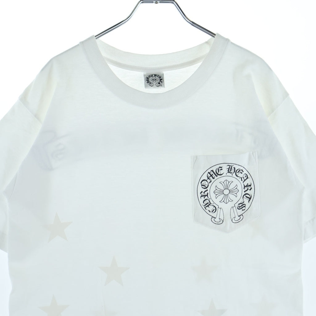 CHROME HEARTS(クロムハーツ) OLD S/S TEE オールド スタープリント バックスクロールラベル 半袖Tシャツカットソー ホワイト
