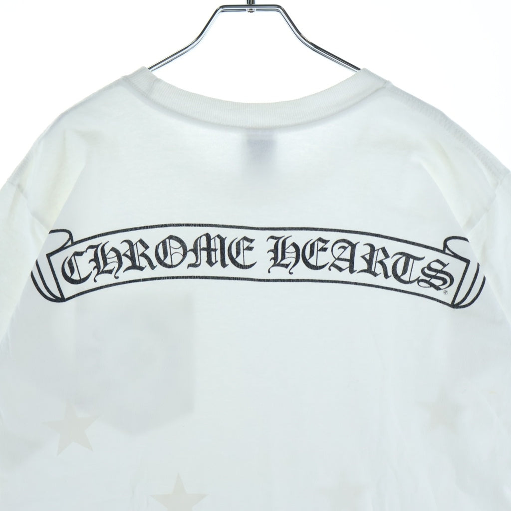 CHROME HEARTS(クロムハーツ) OLD S/S TEE オールド スタープリント バックスクロールラベル 半袖Tシャツカットソー ホワイト
