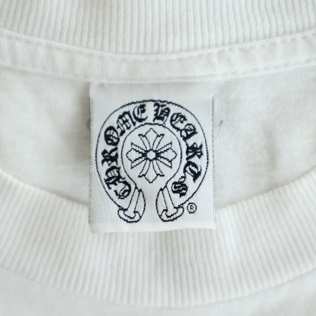 CHROME HEARTS(クロムハーツ) OLD S/S TEE オールド スタープリント バックスクロールラベル 半袖Tシャツカットソー ホワイト