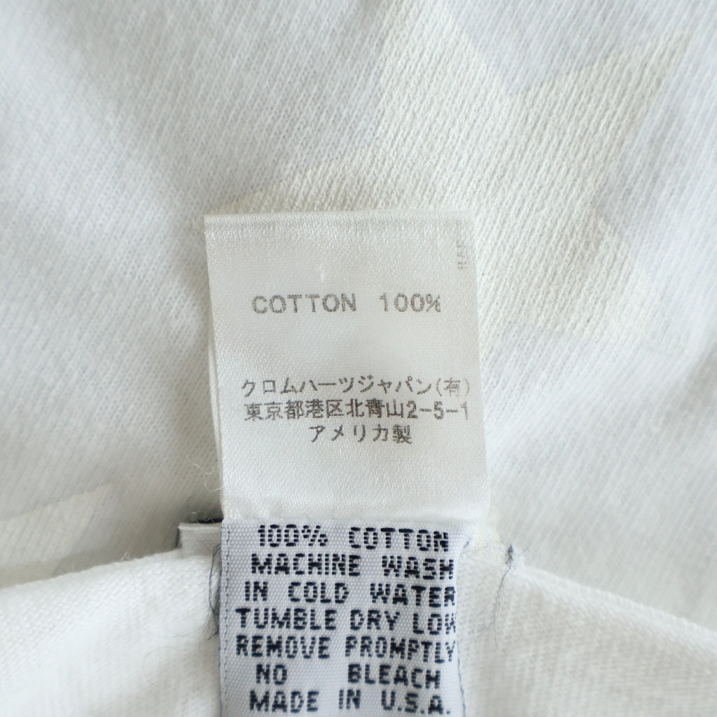 CHROME HEARTS(クロムハーツ) OLD S/S TEE オールド スタープリント バックスクロールラベル 半袖Tシャツカットソー ホワイト