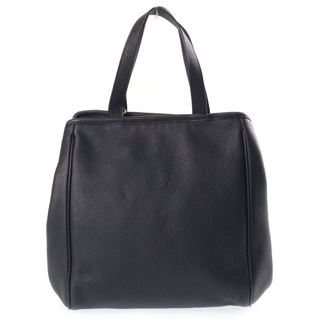 CELINE(セリーヌ) スモール フォールド カバ 2WAYハンドバッグ ショルダーバッグ ブラック レザー ゴールド金具 レディース