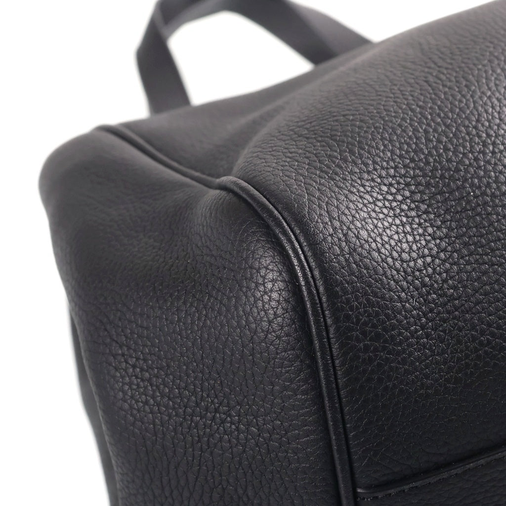 CELINE(セリーヌ) スモール フォールド カバ 2WAYハンドバッグ ショルダーバッグ ブラック レザー ゴールド金具 レディース