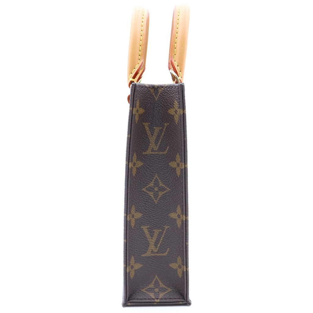 LOUIS VUITTON(ルイヴィトン) モノグラム プティットサックプラ ショルダーバッグ ブラウン PVCレザー RFID M81295 レディース