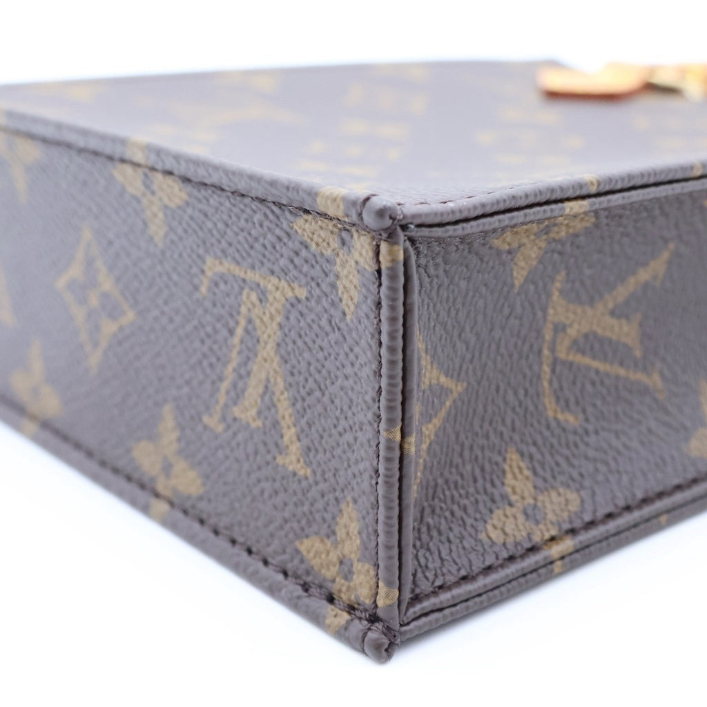 LOUIS VUITTON(ルイヴィトン) モノグラム プティットサックプラ ショルダーバッグ ブラウン PVCレザー RFID M81295 レディース