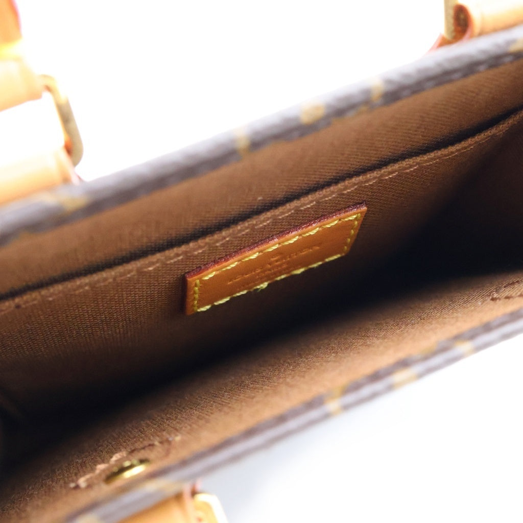 LOUIS VUITTON(ルイヴィトン) モノグラム プティットサックプラ ショルダーバッグ ブラウン PVCレザー RFID M81295 レディース