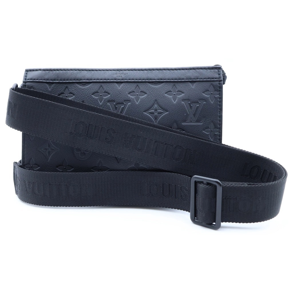 LOUIS VUITTON(ルイヴィトン) モノグラムシャドウ ガストン ウェアラブルウォレット ノワール RFID M81115