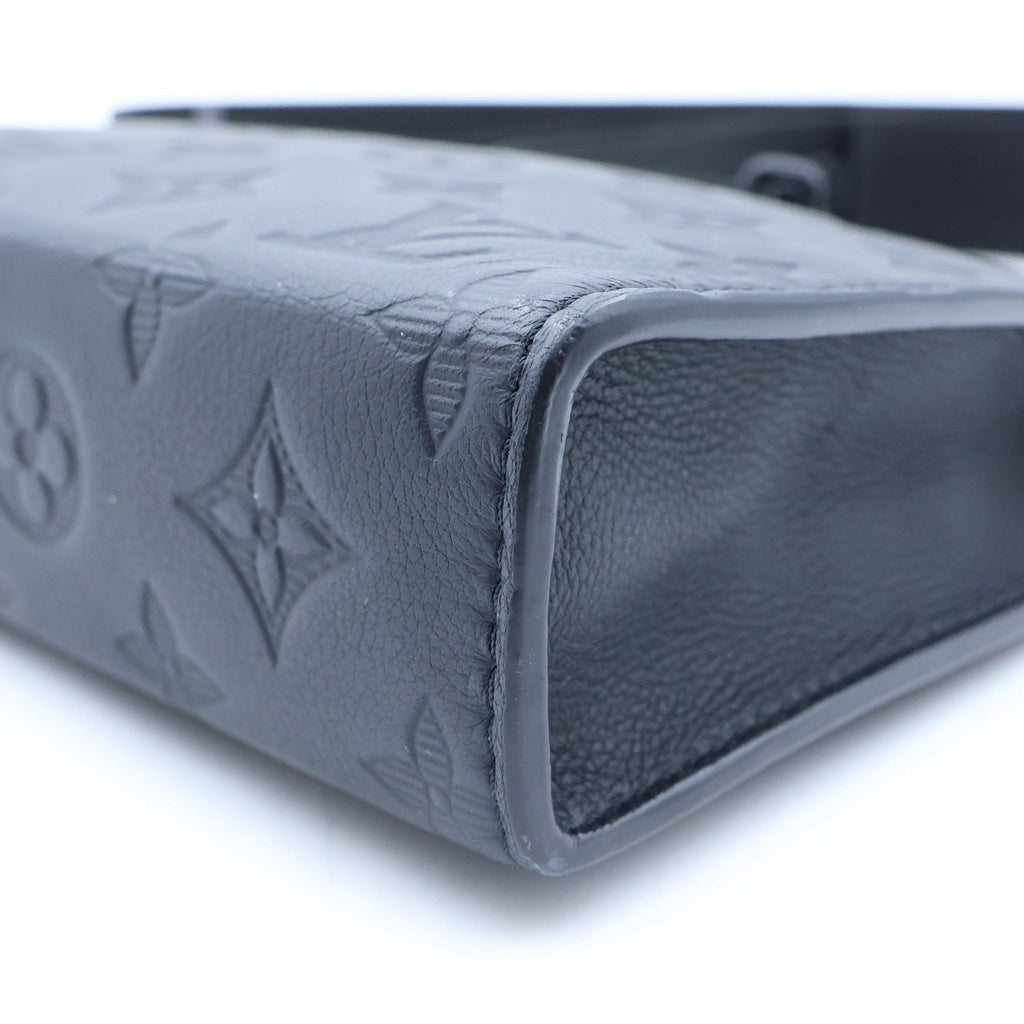 LOUIS VUITTON(ルイヴィトン) モノグラムシャドウ ガストン ウェアラブルウォレット ノワール RFID M81115