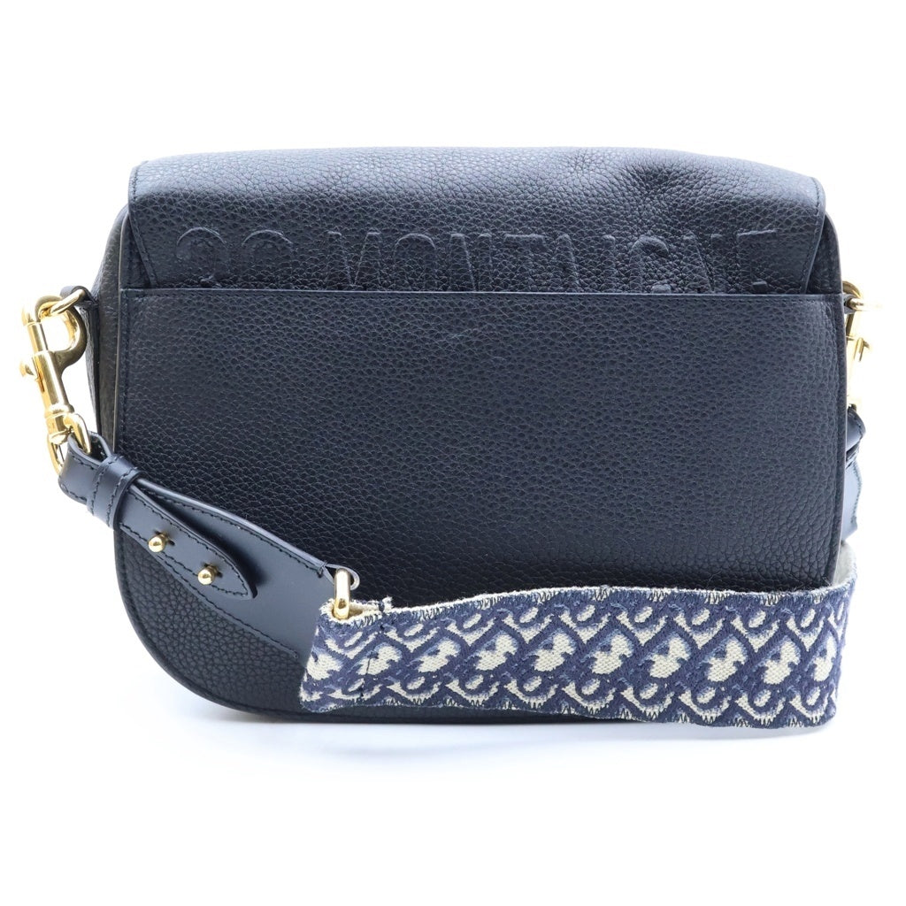 Christian Dior(クリスチャンディオール) ボビー ラージ ショルダーバッグ ブラック レザー×キャンバス M9319UBBN-M900 レディース