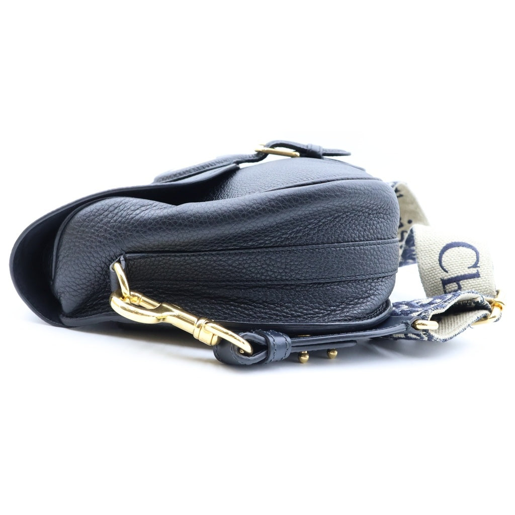 Christian Dior(クリスチャンディオール) ボビー ラージ ショルダーバッグ ブラック レザー×キャンバス M9319UBBN-M900 レディース