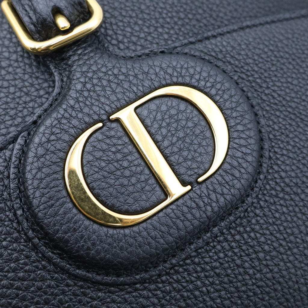 Christian Dior(クリスチャンディオール) ボビー ラージ ショルダーバッグ ブラック レザー×キャンバス M9319UBBN-M900 レディース
