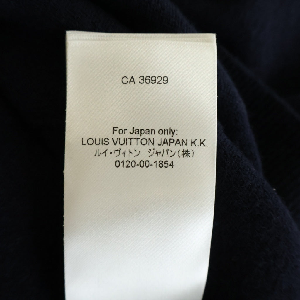 LOUIS VUITTON(ルイヴィトン) モノグラム ミックス カシミヤカーディガン ブルー×ネイビー L HON43WR93