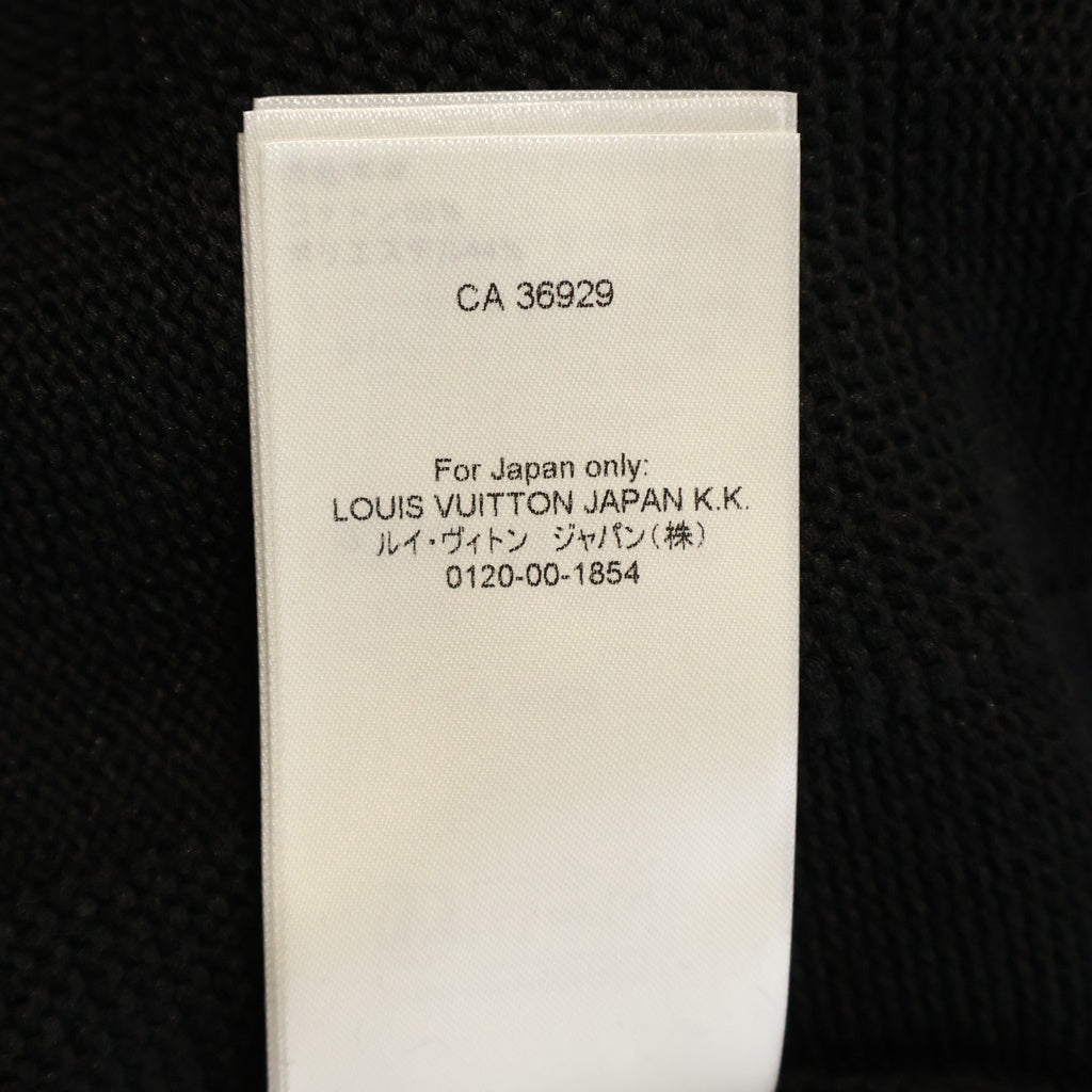 LOUIS VUITTON(ルイヴィトン) ダミエデザインクルーネックニット ブラック XL HNN41WTBY