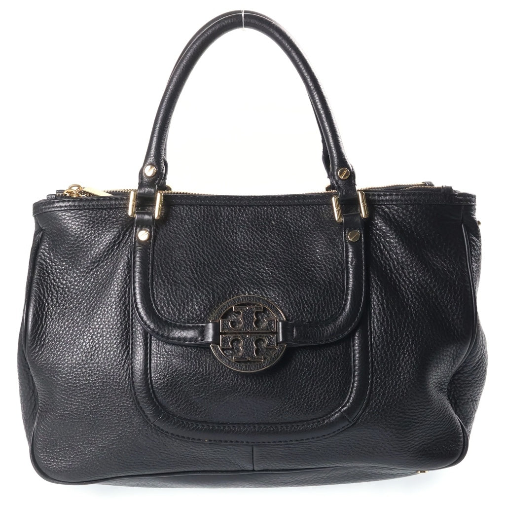 TORY BURCH(トリー バーチ) アマンダ ハンドバッグ ブラック レザー レディース
