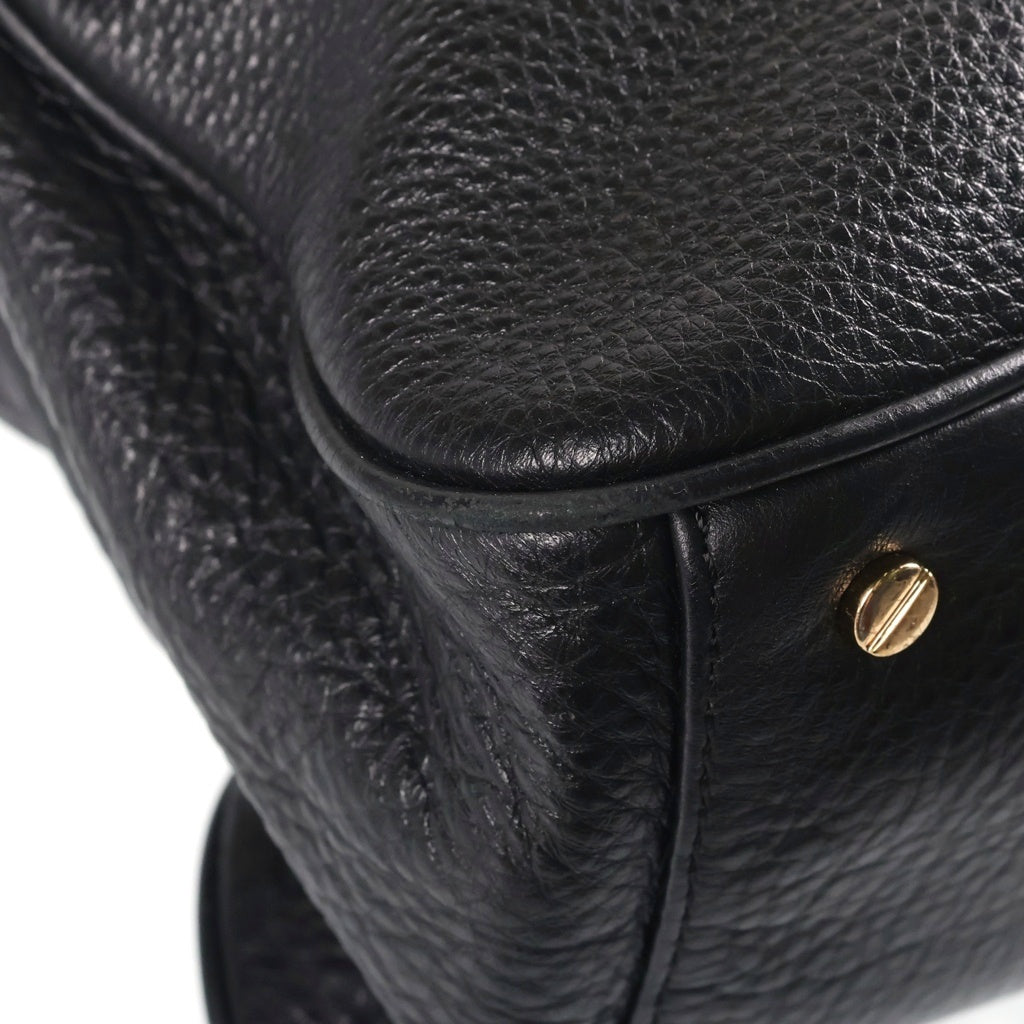 TORY BURCH(トリー バーチ) アマンダ ハンドバッグ ブラック レザー レディース