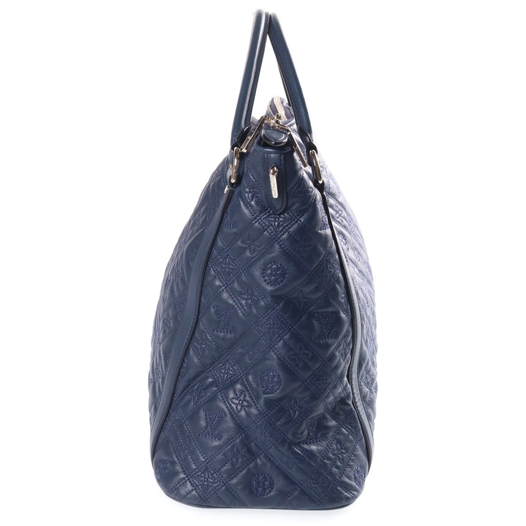 LOUIS VUITTON(ルイヴィトン) モノグラムアンティア イクシアMM 2WAYハンドバッグ ショルダーバッグ ネイビー レザー M94204 シルバー金具 レディース