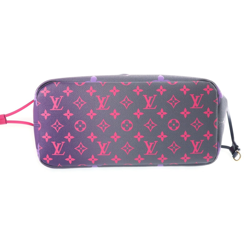 LOUIS VUITTON(ルイヴィトン) モノグラム ミッドナイトフューチャー ネヴァーフルMM トートバッグ ハンドバッグ ピンク×パープル レザー M20511 ゴールド金具 レディース