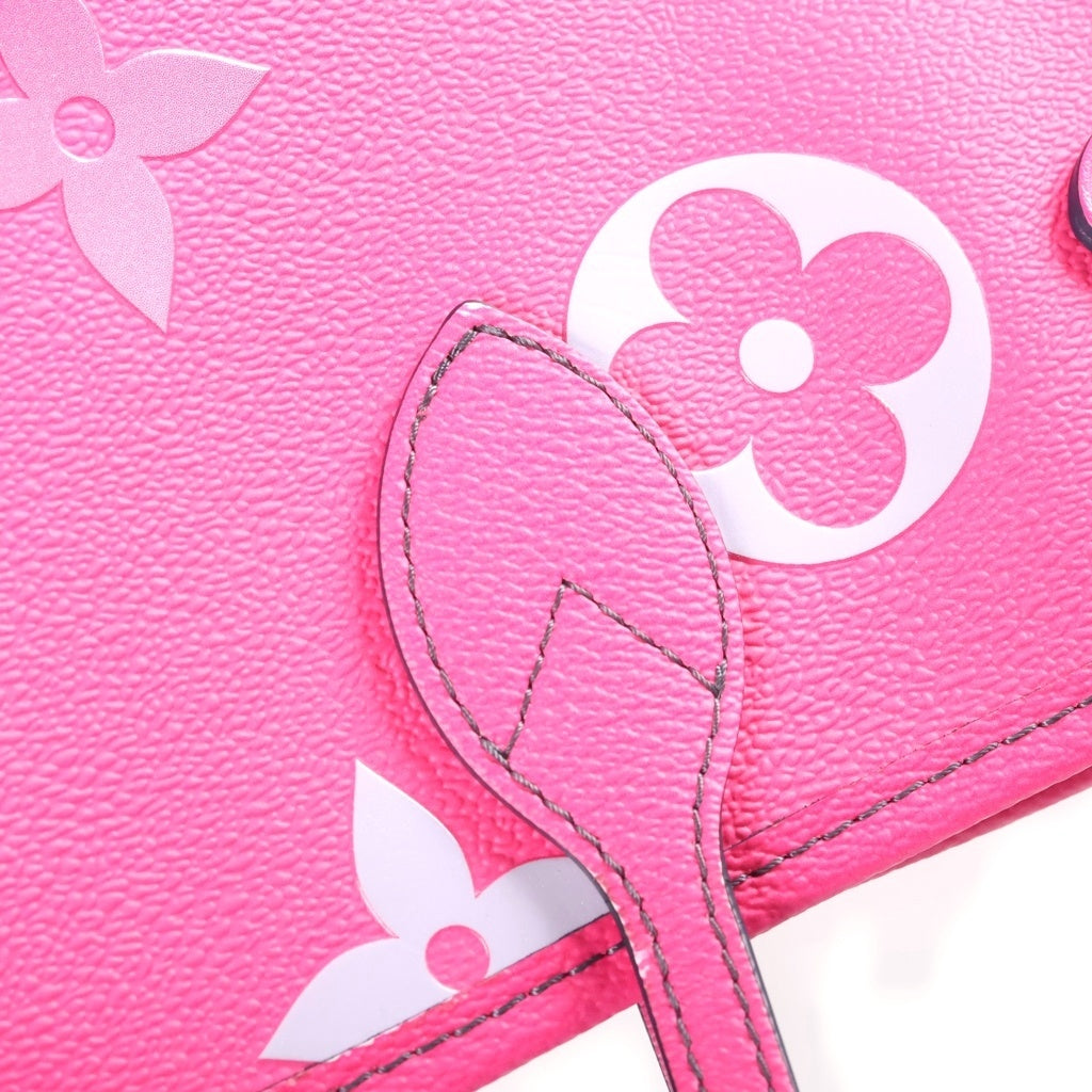 LOUIS VUITTON(ルイヴィトン) モノグラム ミッドナイトフューチャー ネヴァーフルMM トートバッグ ハンドバッグ ピンク×パープル レザー M20511 ゴールド金具 レディース